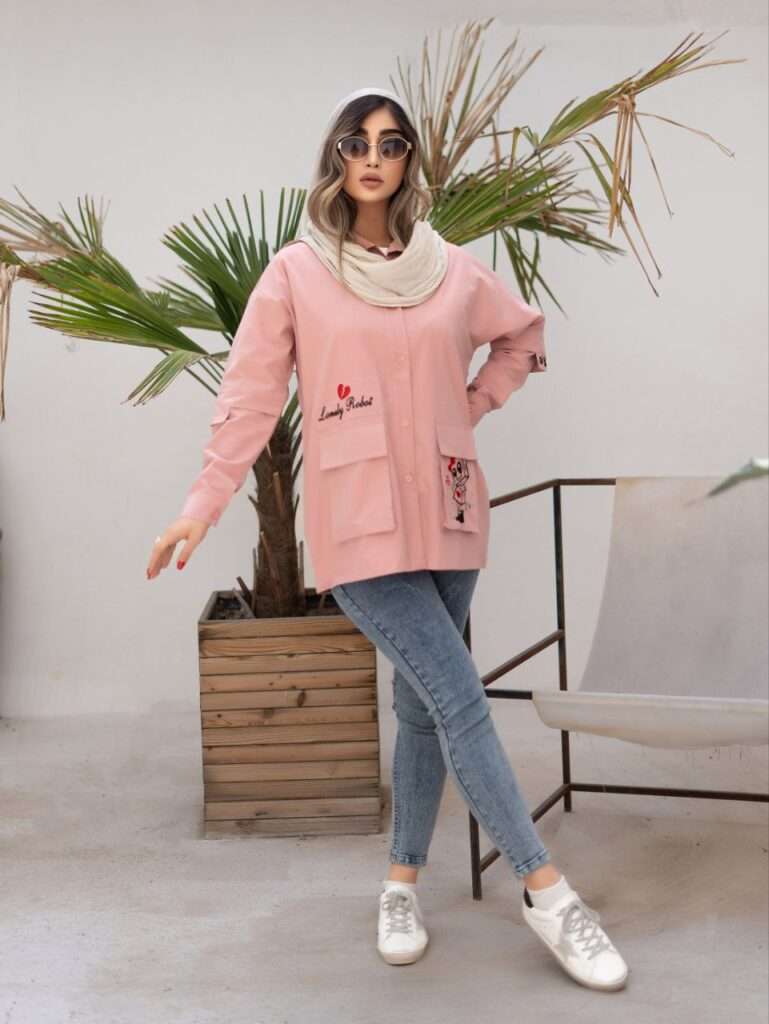 تونیک کوتاه جلو بسته 1404